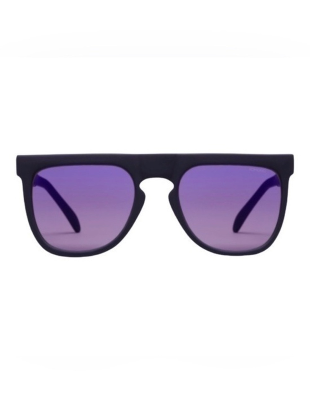 KOMONO Bennet Midnight Blue Rubber Sunglasses NWT